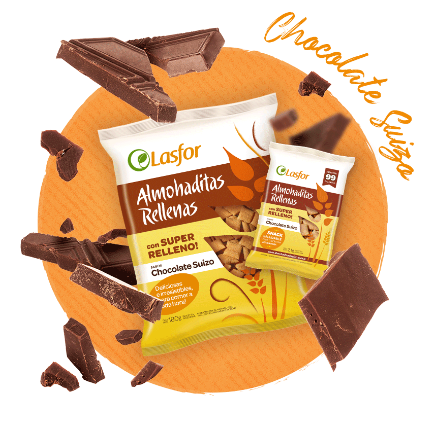 Almohaditas Rellenas Chocolate Suizo Lasfor